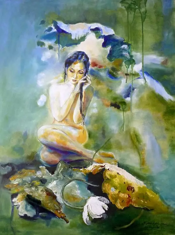 Maria Szymańska - white lily