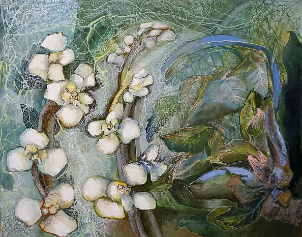 Anna Lupa Suchy -  Biała orchidea