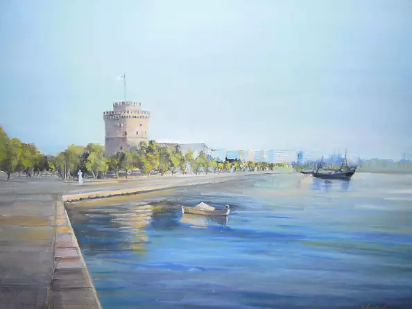 Urszula Wasinska - White Tower in Thessaloniki