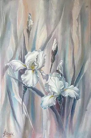 Lidia Olbrycht - White Irises