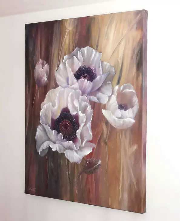 Lidia Olbrycht - White Garden Poppies