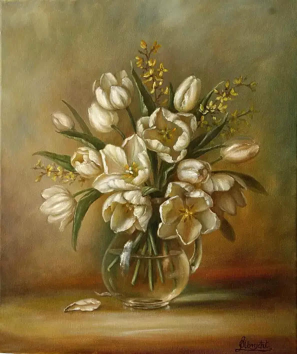 Lidia Olbrycht - White Tulips