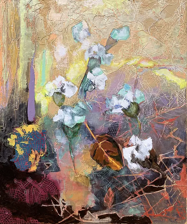 Anna Lupa Suchy - Białe goździki