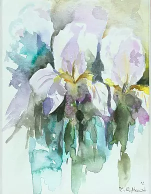 Zdzisław Rutkowski - Białe irysy