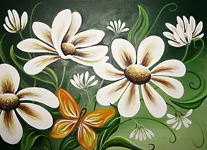 Małgorzata Piasecka Kozdęba - Białe kwiaty