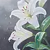 Luba Santkiewicz - Weiße Lilien und Regen