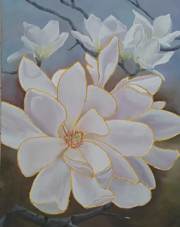 Luba Santkiewicz - White magnolias