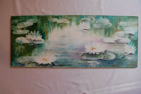 Natalia Famulska - Białe nenufary