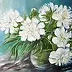 Maria Roszkowska - white peonies