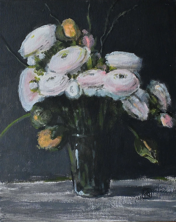 Agnieszka Długołęcka - White roses VII