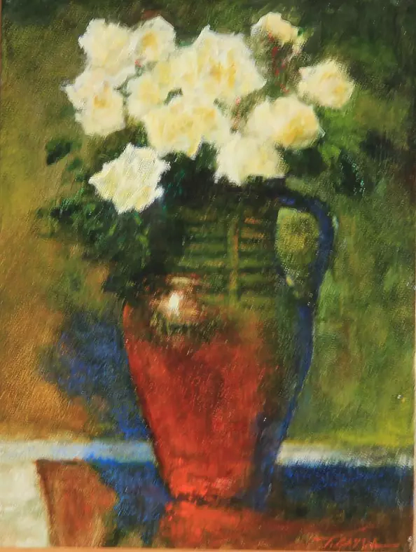 Tadeusz Gazda - White roses