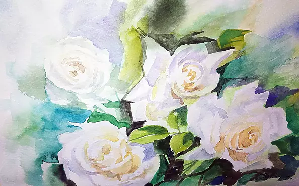 Zdzisław Rutkowski - Białe róże 