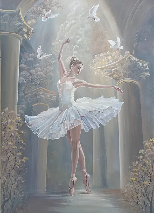 Luba Santkiewicz - White wings and dance