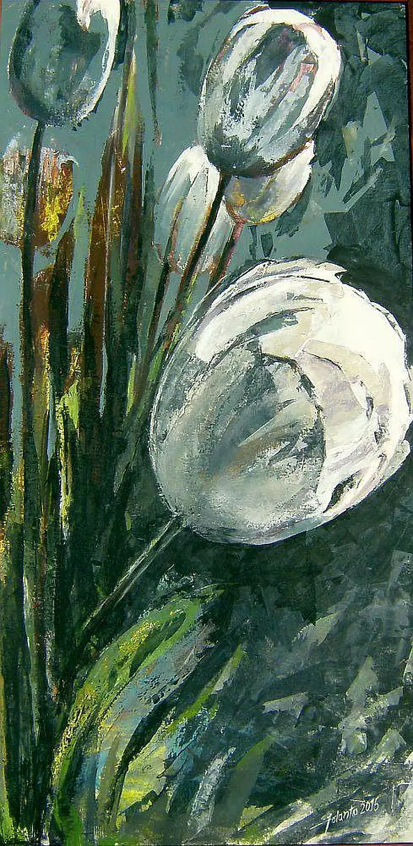 Jolanta Kalopsidiotis - white tulips