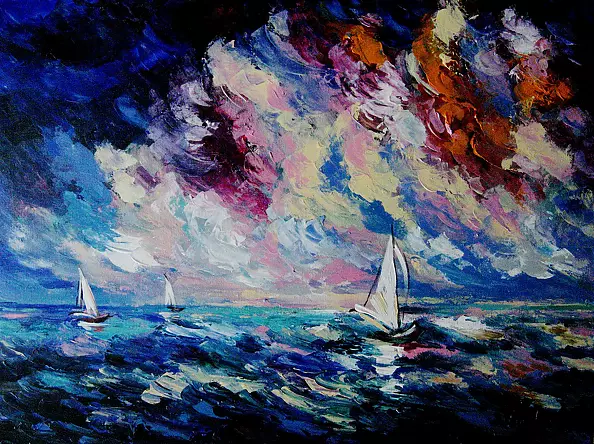 Jerzy Stachura - white sails