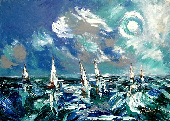 Jerzy Stachura - White and blue