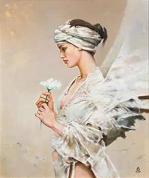 Karol Bąk - White flower