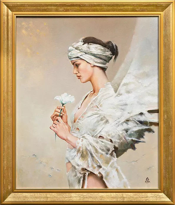 Karol Bąk - White flower