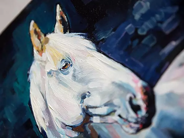 Anna Ewa Jarosz - Biały koń w nocy