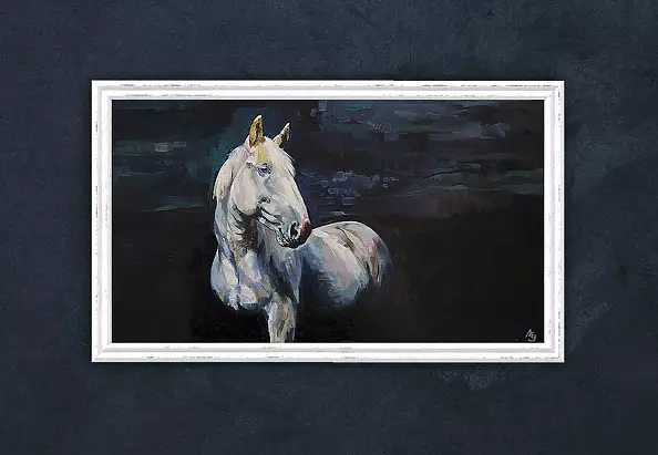 Anna Ewa Jarosz - Biały koń w nocy