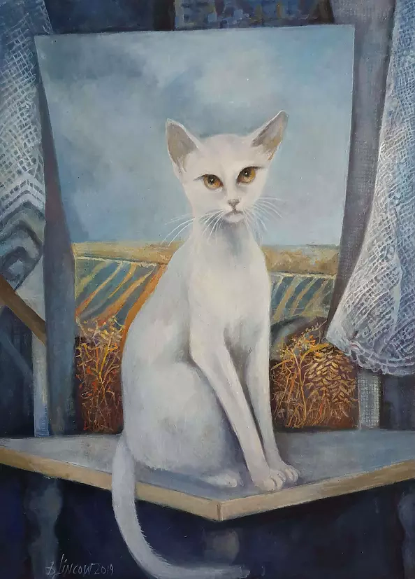 Dorota Leniec Lincow - Biały kot