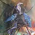 Urszula Świtaj, White raven, Other, Acrylic painting - canvas, 50 x 70