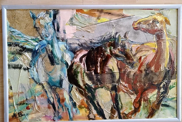 Anna Borcz - Biegnące konie