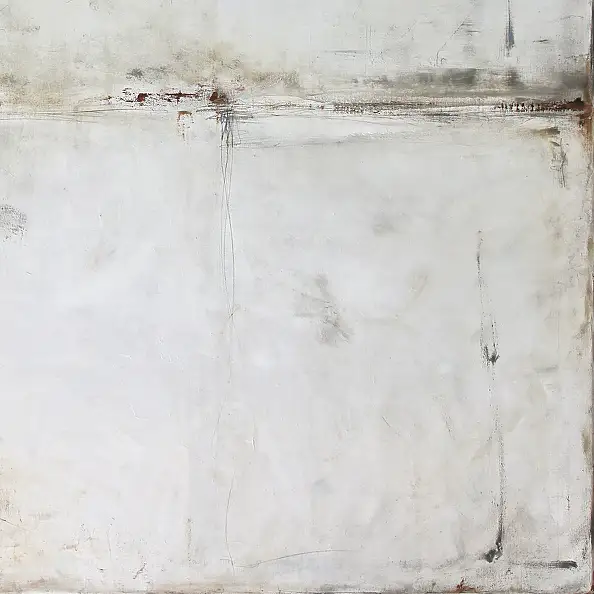 Maja Gajewska, Biel i beż II (w ramie), Obraz olejny - płótno, 90 x 110