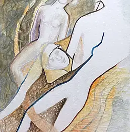 Anna Lupa Suchy, Biel światła, Akwaforta - papier, 21 x 29