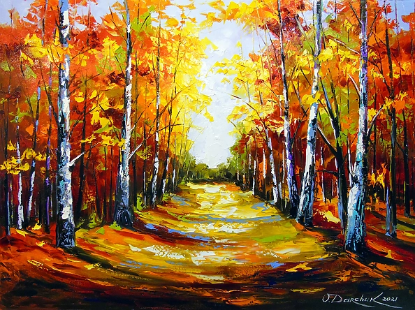 Olha Darchuk - Birch road to light