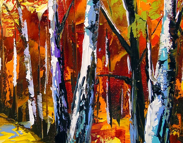 Olha Darchuk - Birch road to light