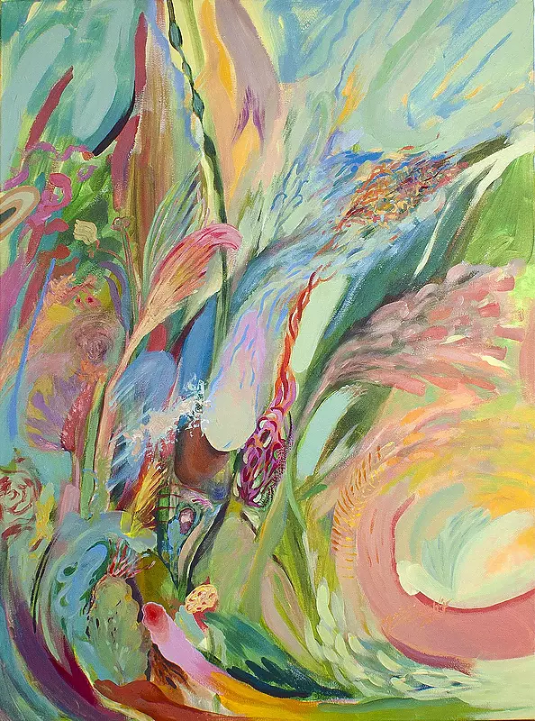 Dominika Fedko-Wójs - Birds II from botanic series / Abstract IX / abstract series