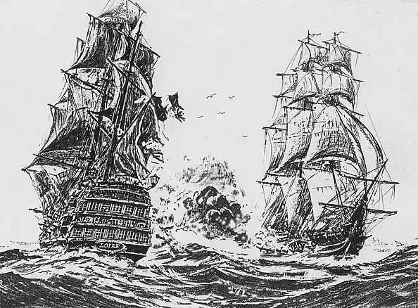 Jerzy Tatarczuk - Sea battle