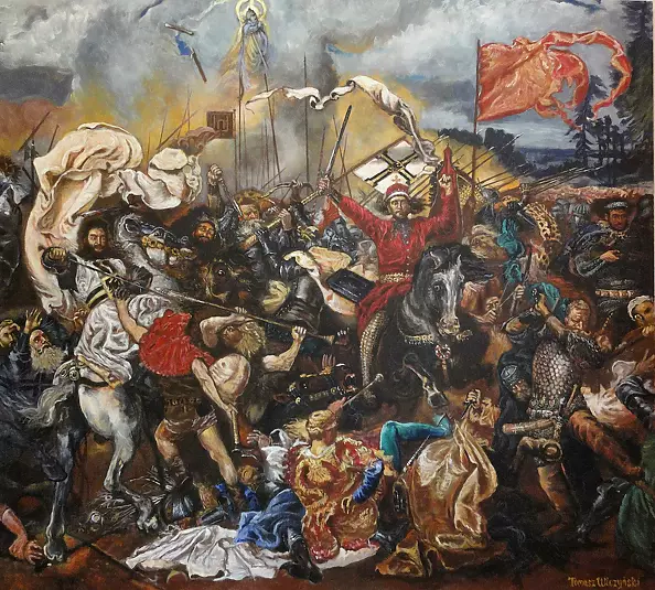 Tomasz Wiczyński - The Battle of Grunwald by Jan Matejko