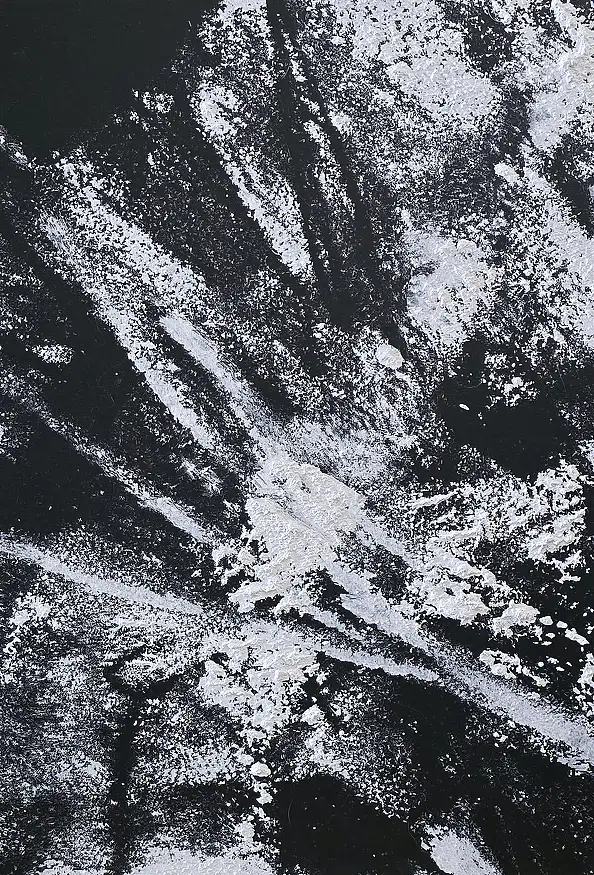 Ewa Mościszko, Black& white winter composition, Obraz akrylowy - płótno, 40 x 60