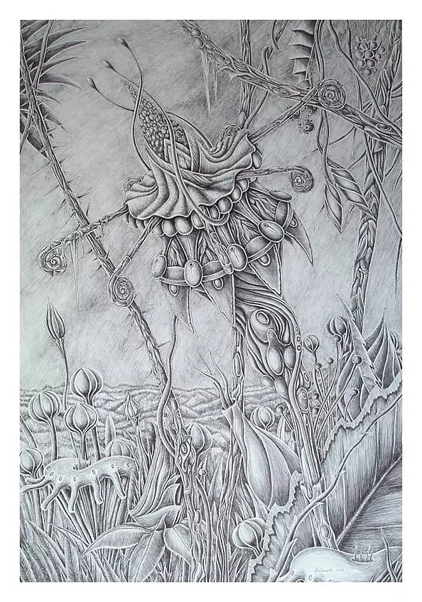 Mariusz Malinowski - Black flower