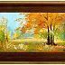 Grażyna Potocka - Lueur de la peinture à l'huile d'automne