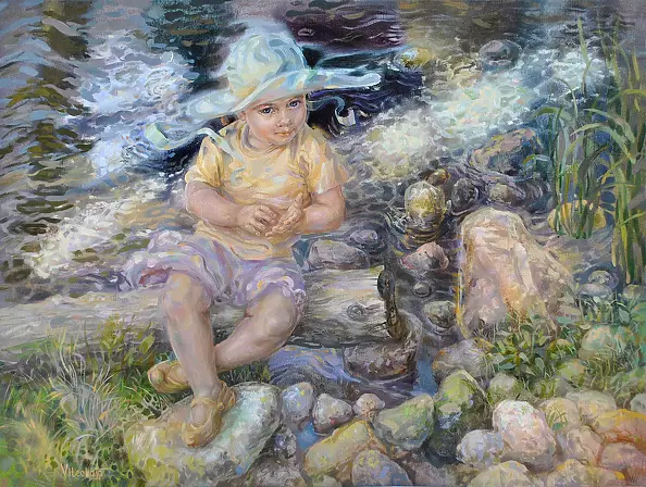 Snieżana Viteckaja - Sun glare on the water