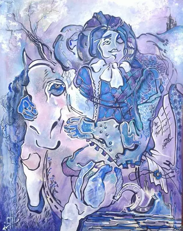 Sonia Pajgert - royal blue