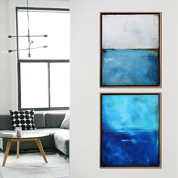 Maja Gajewska - Paris Blue XVI (framed)