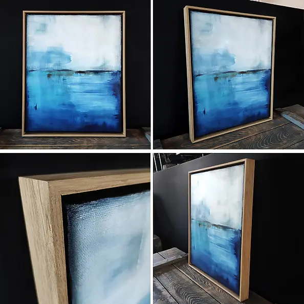 Maja Gajewska - Paris Blue XVI (framed)