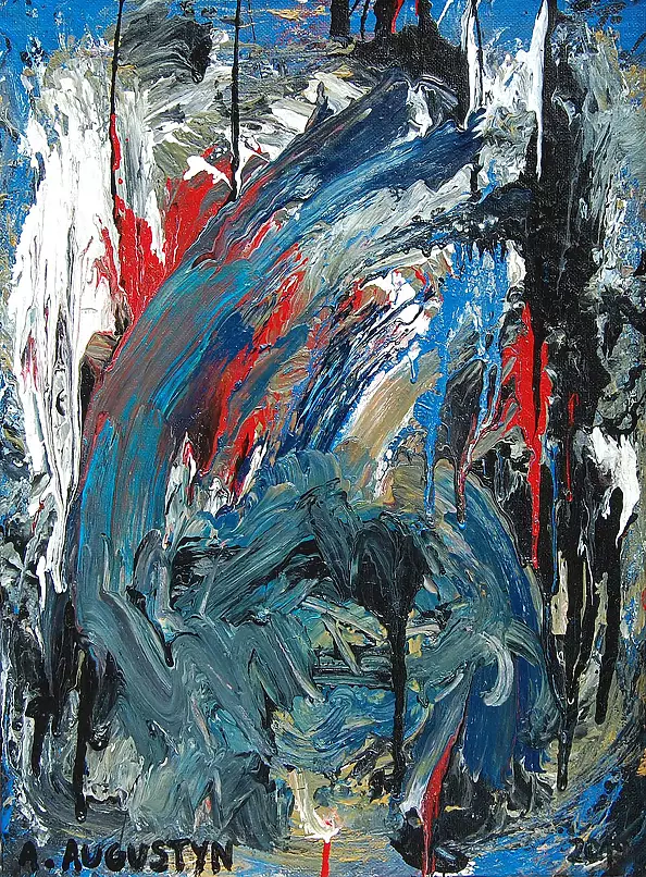 Amelia Augustyn - Błękitna abstrakcja