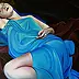 Zofia Błażko - Blue drapery