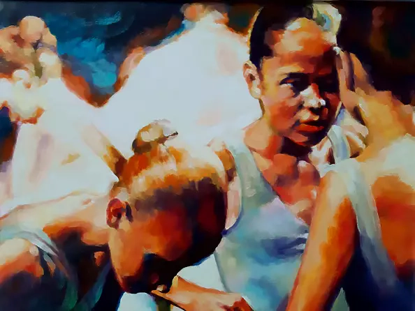 Barbara Gulbinowicz - Blue ballerinas