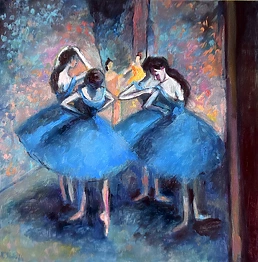 Mariola Ptak - Degas' Blue Dancers