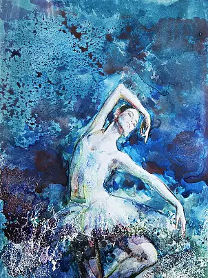 Aleksandra Galas - Blue ballet