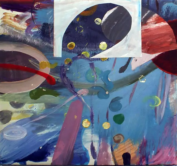 Dominika Fedko-Wójs - Błękitny kolaż Collage XIX collage series