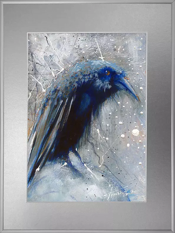 Krzysztof Trzaska - "The Blue Crow" from the series "Birds"