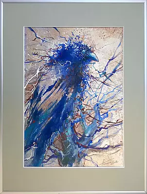 Krzysztof Trzaska - "Blue bird" from the series Birds