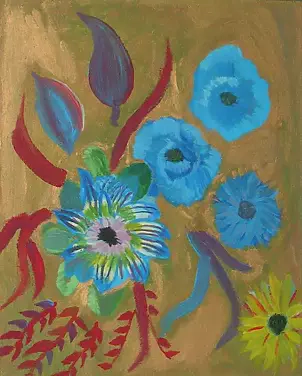  Katarzyna Rutkowska  - A blue mysterious garden